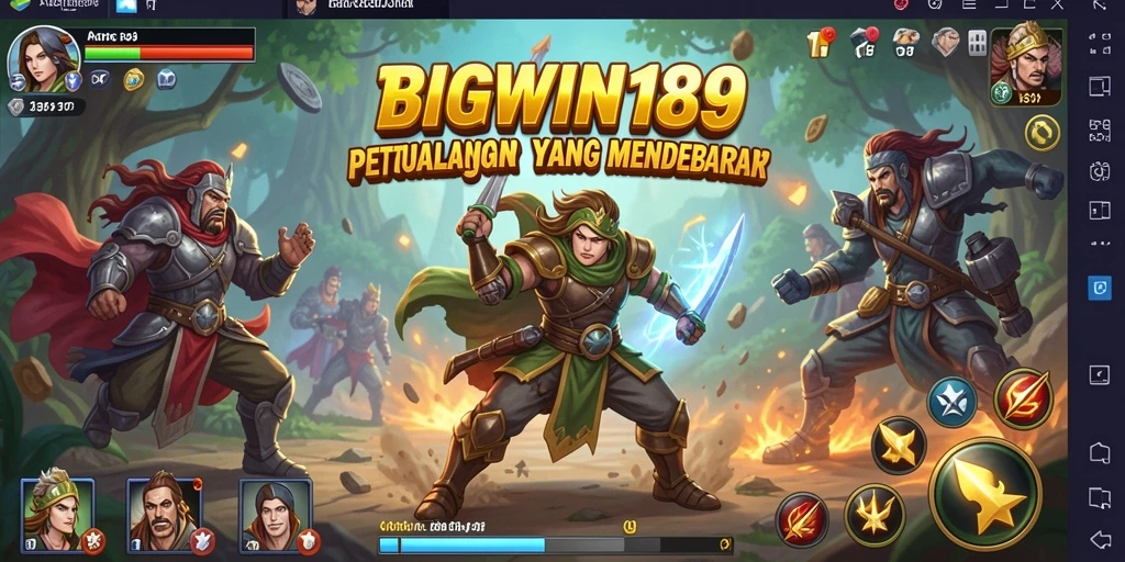Tampilan gameplay seru dari BIGWIN189 dengan aksi mendebarkan.