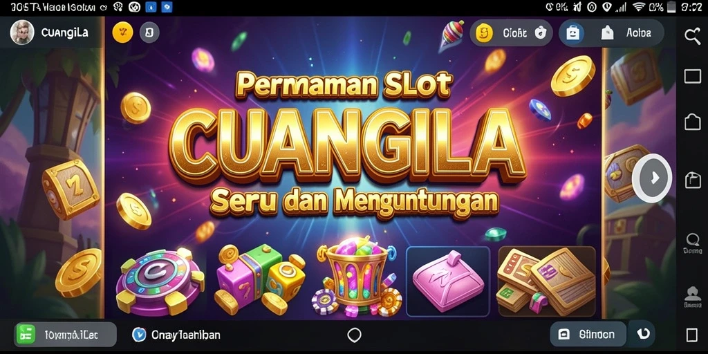Screenshot gameplay <strong>CUANGILA</strong> menampilkan mesin slot yang menarik dan interaktif.