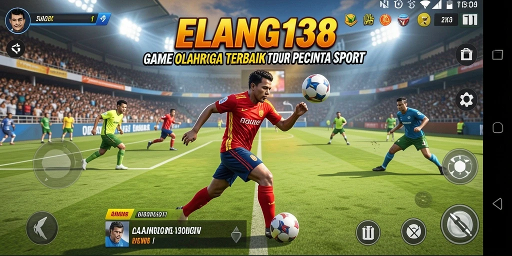 Tampilan gameplay olahraga seru dan interaktif di ELANG138.