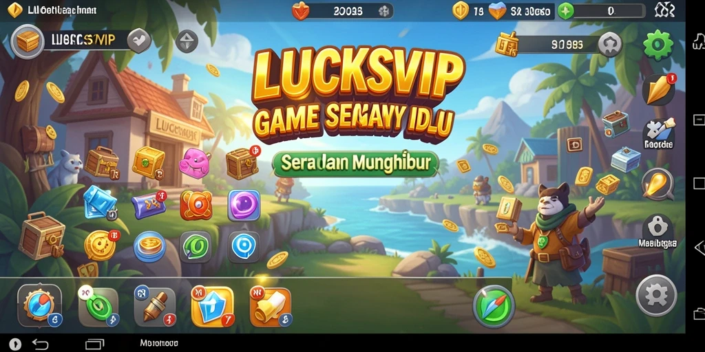 Tampilan gameplay LUCKSVIP yang menarik dan interaktif.
